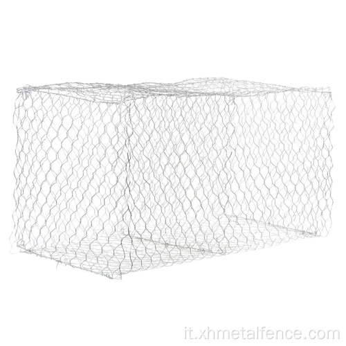 Filo di ferro a basso contenuto di carbonio Galvanizzato Gabion Box